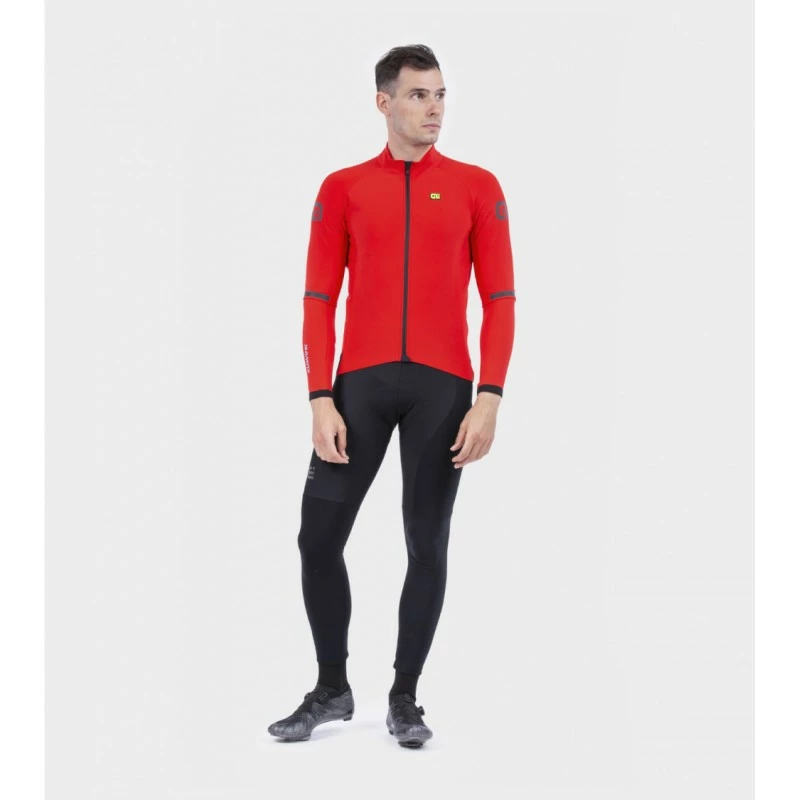 Maglia Invernale Ciclismo ALE' Manica Corta KLIMATIK K-TOUR Rosso 2022 3 Maglia Invernale Ciclismo ALE' Manica Corta KLIMATIK K-TOUR Rosso 2022 - immagine 3