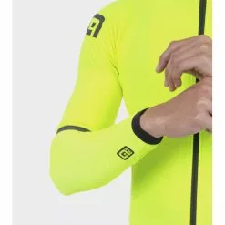 Manicotti Invernali ALE' K-ATMO Giallo Fluo 2022 -Vendite Caschi bici manicotti invernali ale k atmo giallo fluo 2022 3