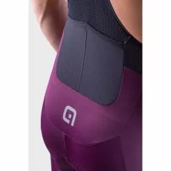 Pantaloncini Ciclismo ALE' OFF ROAD - GRAVEL STONES CARGO Prugna