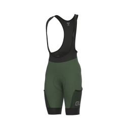 Pantaloncini Ciclismo ALE' OFF ROAD - GRAVEL STONES CARGO Verde