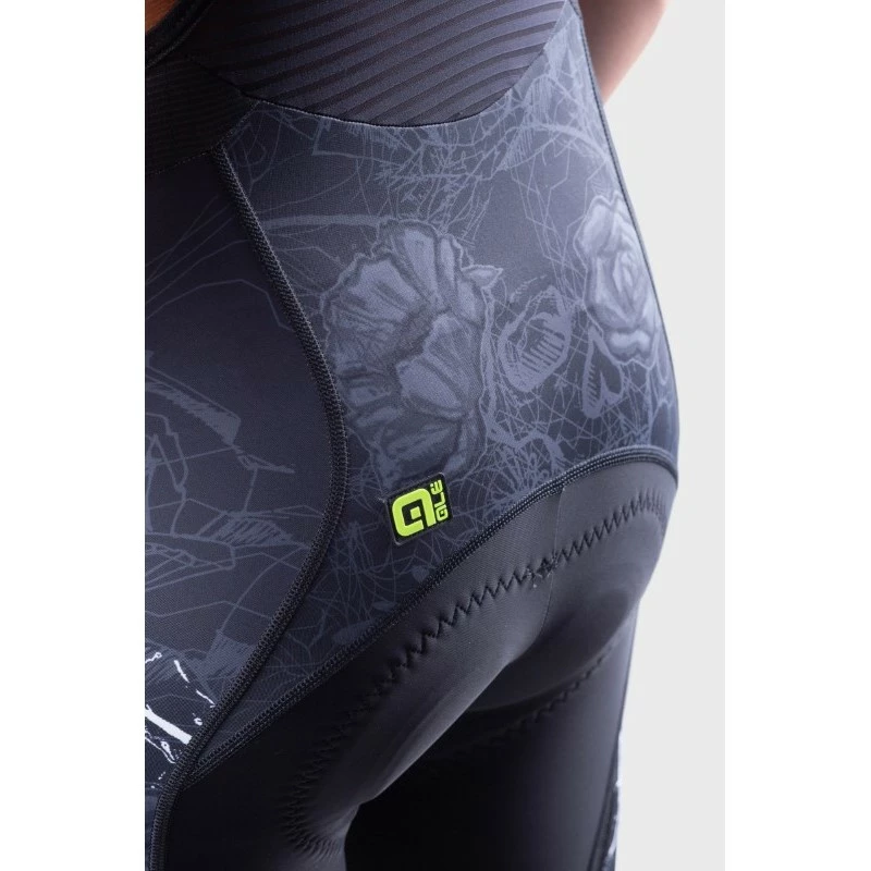 Pantaloncini Ciclismo ALE' PR-R SKULL Nero 3 Pantaloncini Ciclismo ALE' PR-R SKULL Nero - immagine 3