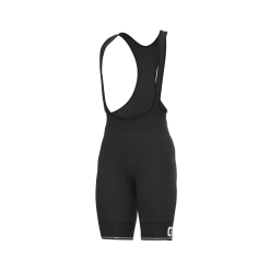 Pantaloncini Ciclismo ALE' SOLID CORSA Nero-bianco