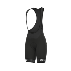 Pantaloncini Ciclismo Donna ALE' SOLID TRAGUARDO Nero-bianco