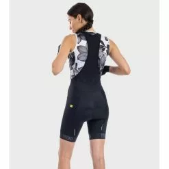 Pantaloncini Ciclismo Donna ALE' SOLID TRAGUARDO Nero-bianco -Vendite Caschi bici pantaloncini ciclismo donna ale solid traguardo nero bianco 4