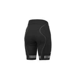 Pantaloncini Ciclismo Donna Senza Bretelle ALE' PR-R STRADA Nero-bianco