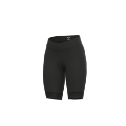 Pantaloncini Ciclismo Donna Senza Bretelle ALE' SOLID CLASSICO LL Nero-antracite