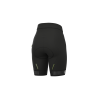Pantaloncini Ciclismo Donna Senza Bretelle ALE' SOLID TRAGUARDO Nero-bianco