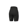 Pantaloncini Ciclismo Donna Senza Bretelle ALE' SOLID TRAGUARDO Nero-rosa Fluo