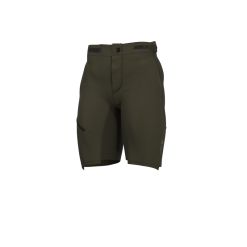 Pantaloncini Ciclismo Senza Bretelle ALE' OFF ROAD - GRAVEL OVERLAND Oliva