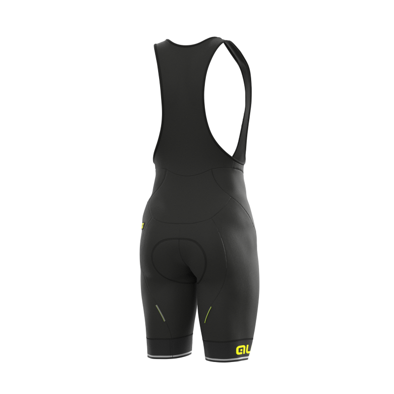 Pantalone Invernale Ciclismo ALE' SOLID BLEND Nero Giallo Fluo 2023 2 Pantalone Invernale Ciclismo ALE' SOLID BLEND Nero Giallo Fluo 2023 - immagine 2