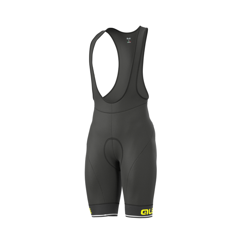 Pantalone Invernale Ciclismo ALE' SOLID BLEND Nero Giallo Fluo 2023 1 Pantalone Invernale Ciclismo ALE' SOLID BLEND Nero Giallo Fluo 2023