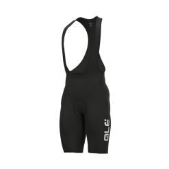 Pantalone Invernale Ciclismo ALE' SOLID WINTER Nero Bianco 2023