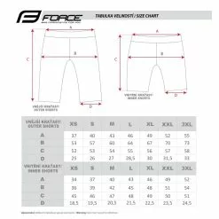 Pantaloni MTB FORCE F BLADE Con Fondello Gel FLUO NERO -Vendite Caschi bici pantaloni mtb force f blade con fondello gel fluo nero 7