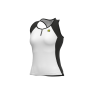 Top Donna Ciclismo ALE' SOLID COLOR BLOCK Bianco