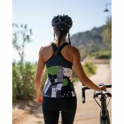 Top SANTINI SCIA OPTIC TANK TOP Donna BI -Vendite Caschi bici top santini scia optic tank top donna bi 4
